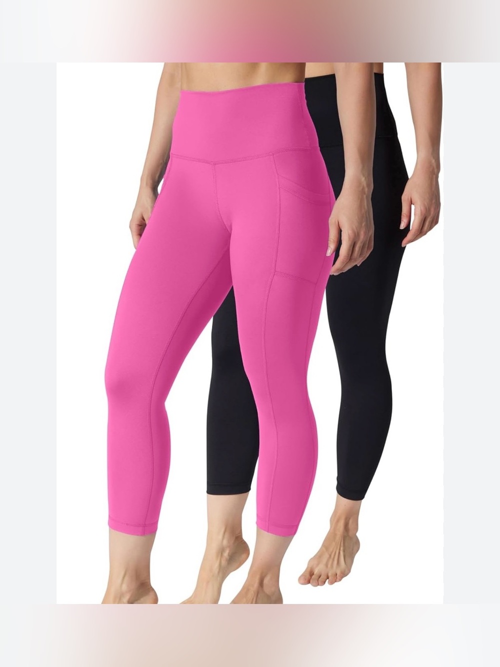 90 Degree By Reflex Pocket Crop Tight 2 Pc Set NWT